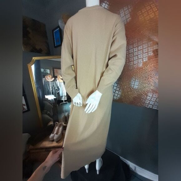 Zara Wool Blend Extra Long Cardigan - Picture 2 of 13